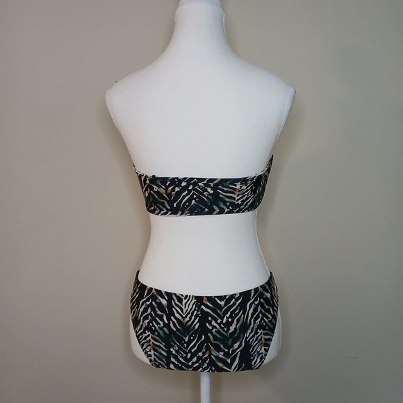 NWOT VENUS Bandeau Top Bikini Multicolour Printed Size 6 - Picture 6 of 11